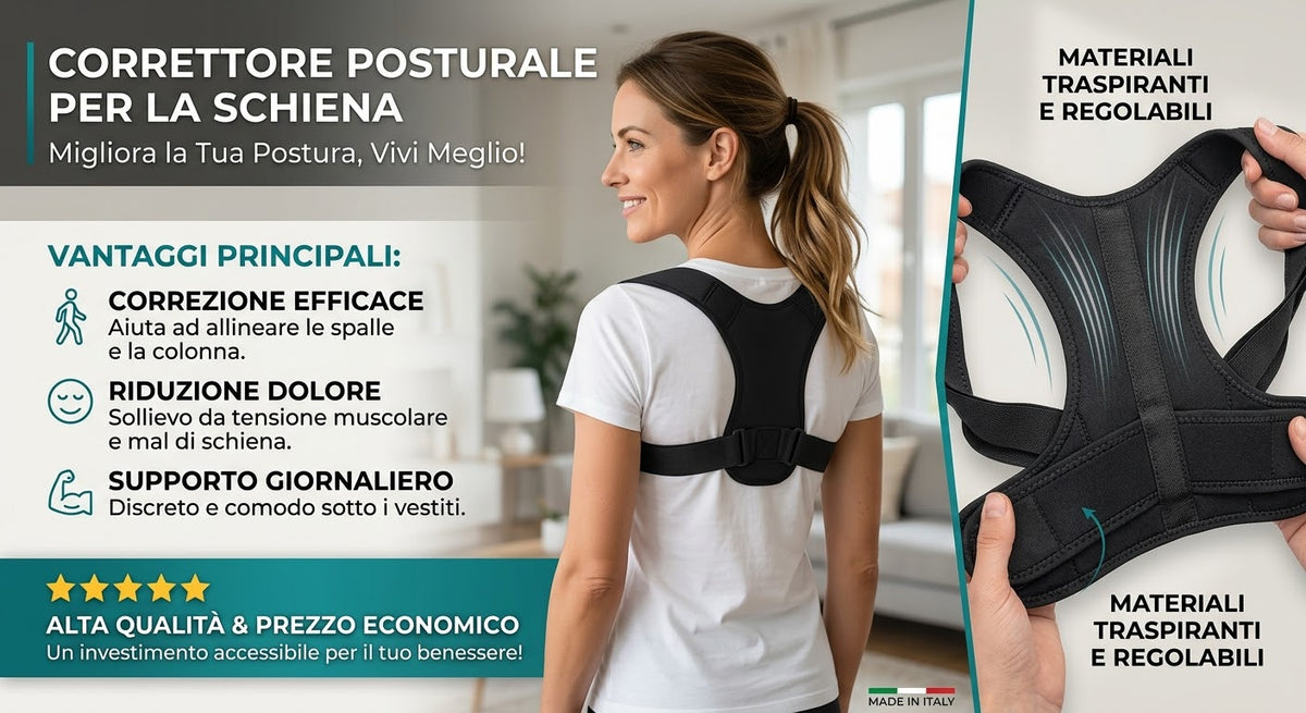 Correttore schiena per uomo e donna